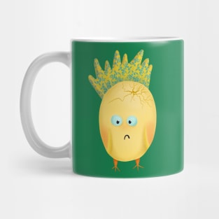 Embarrassed bird egg monster squinting Mug